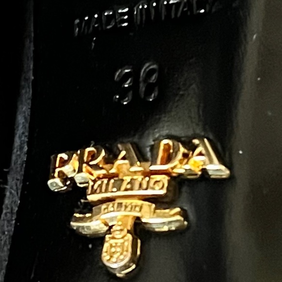 Prada Booties suede Silver Buckle - Picture 5 of 5